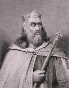 Clotaire vagy Chlotar II (†629) A frankok királya, Weber metszet